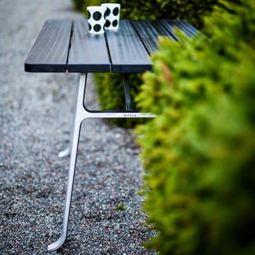 Seriff tafel - Mahonie olie, zwart frame - Byarums bruk