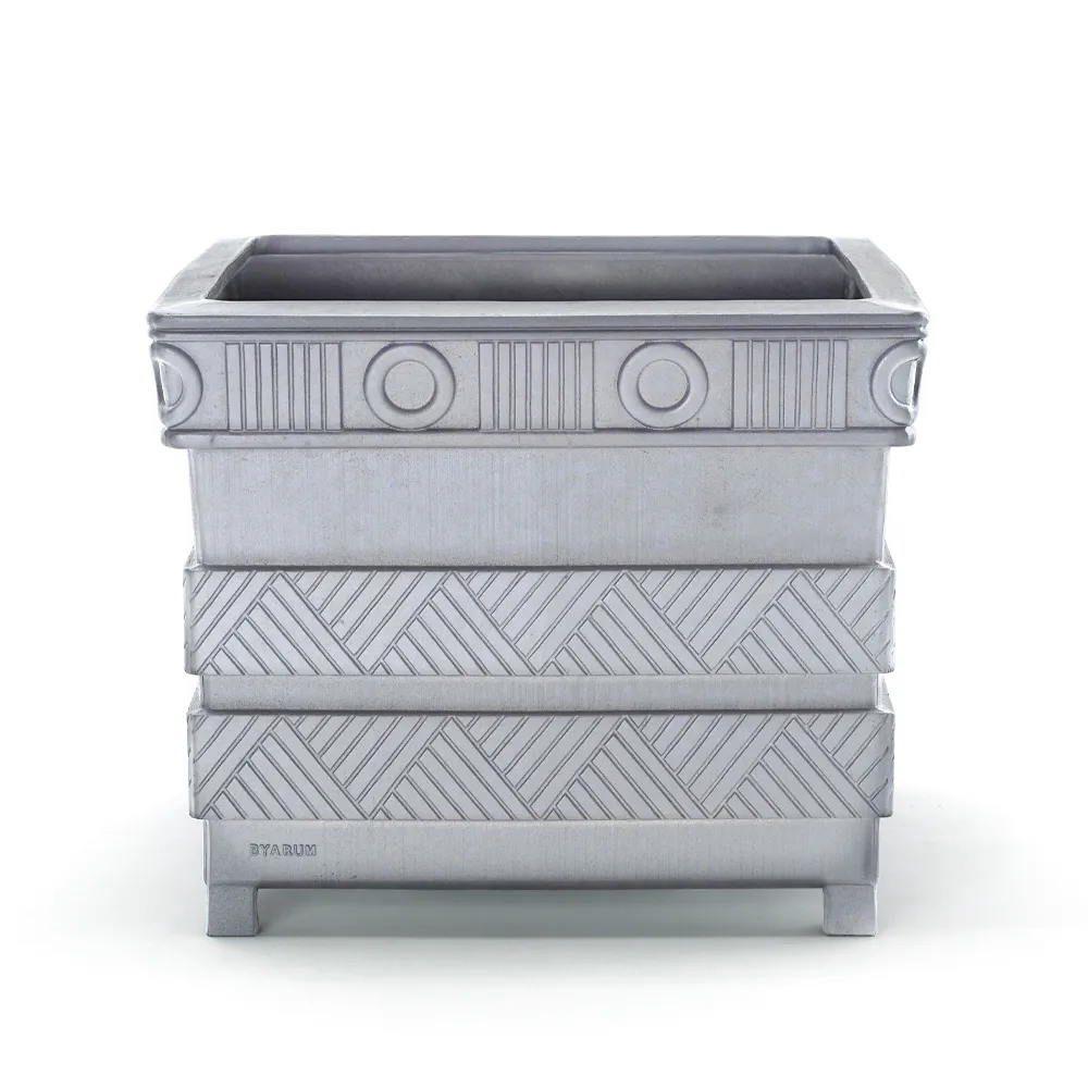 Sofiero bloempot, Aluminium Byarums bruk