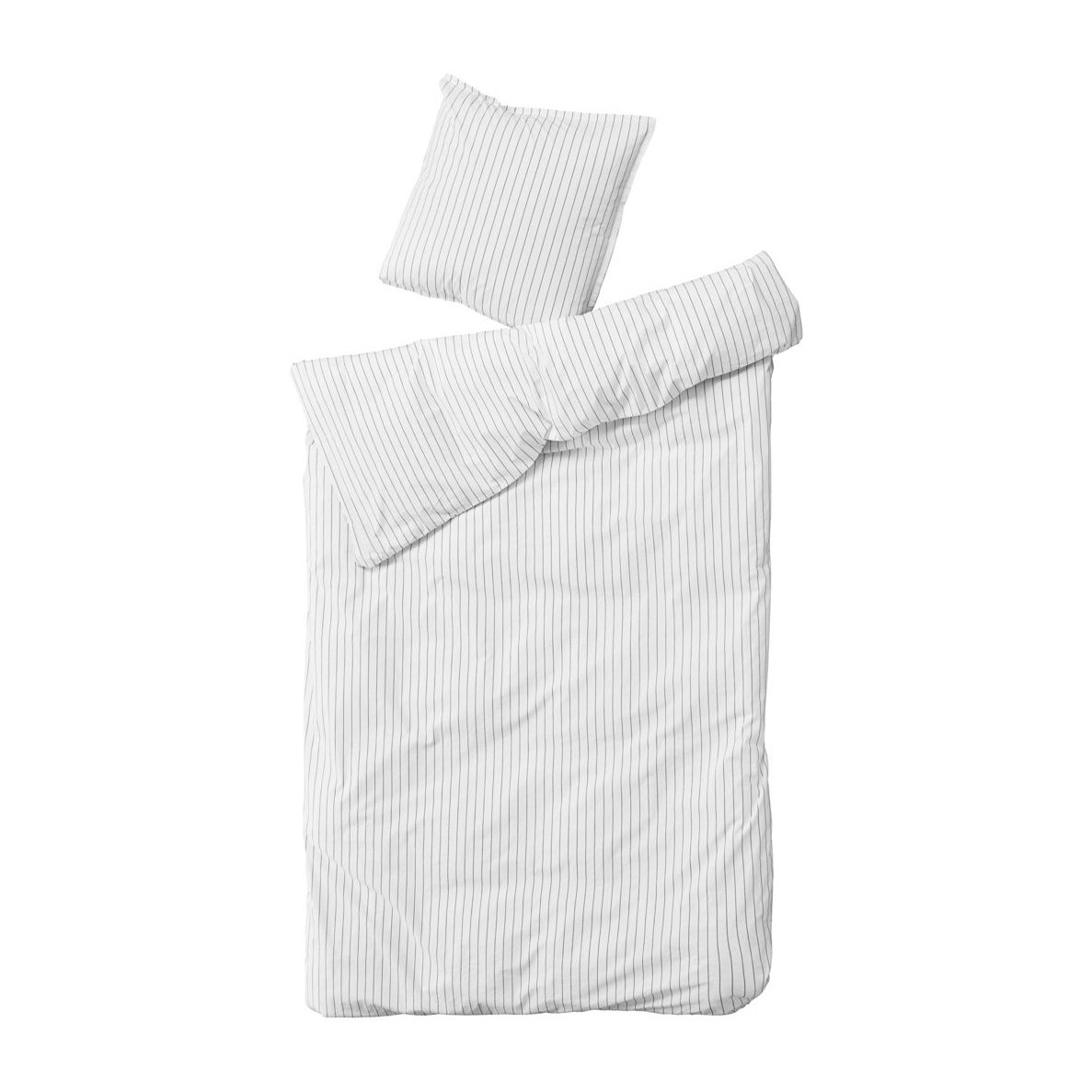 byNORD Dagny beddengoedset Snow-coal | Scandinavisch Interieur | Beddensets | Wit