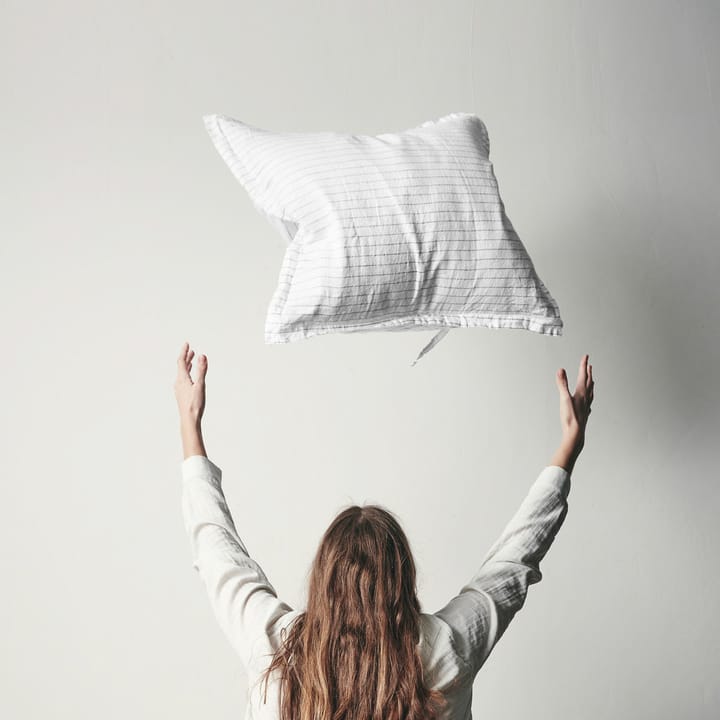 Dagny kussensloop 50x60 cm, Snow-coal byNORD