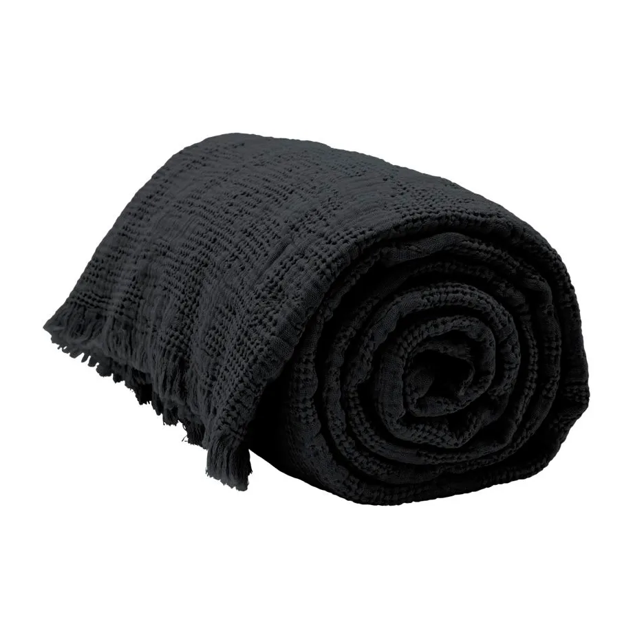 Hilda sprei 240x280 cm, Coal byNORD