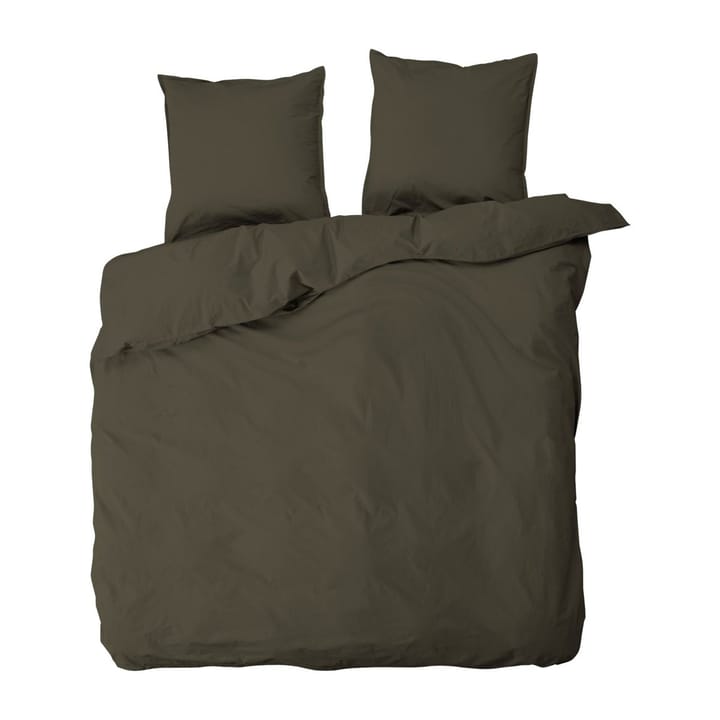 Ingrid dekbedovertrekset 220x220 cm - Bark - ByNORD