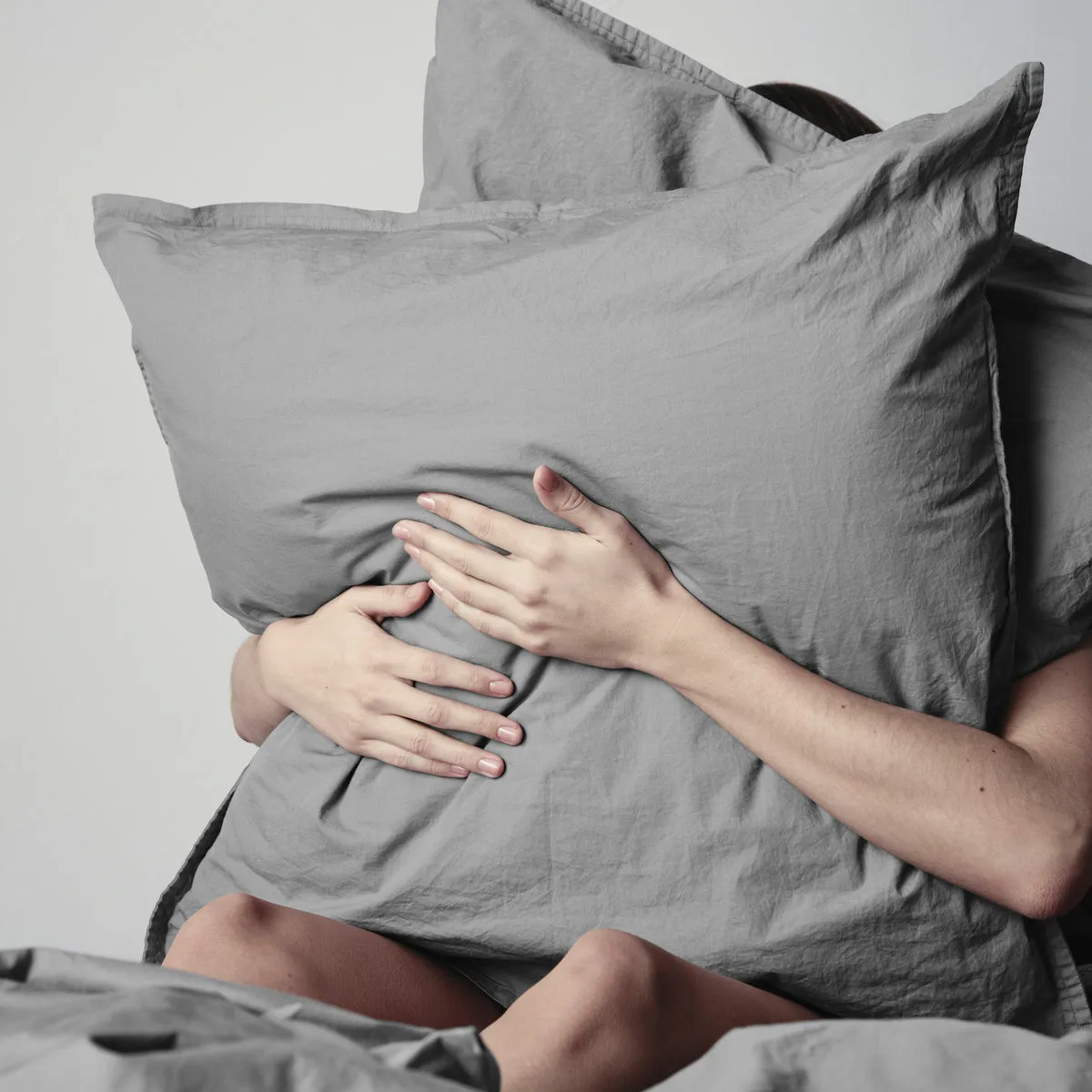 Ingrid dekbedovertrekset 220x220 cm, Thunder byNORD