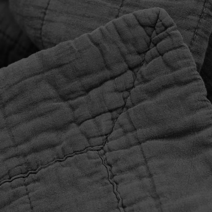 Magnhild gewatteerd bedsprei 280x280 cm, Coal byNORD