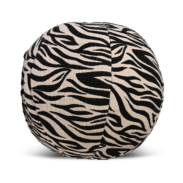 Anima kussen Ø35 cm - Zebra-zwart - Byon