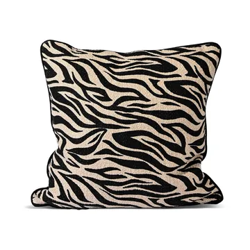 Anima kussen M 50x50 cm - Zebra-zwart - Byon