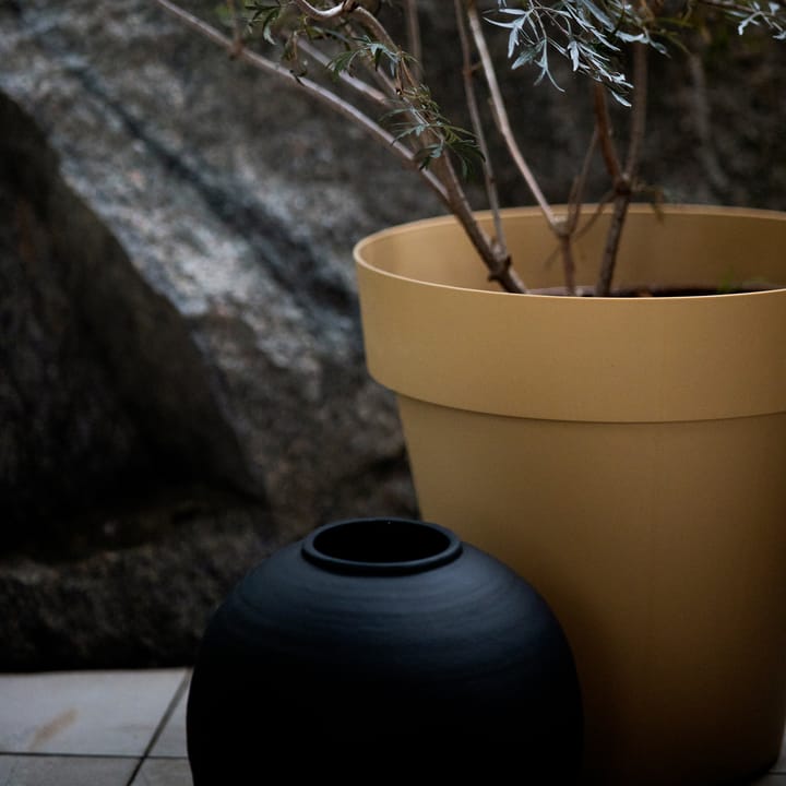 Bee pot Ø29,5 cm, Zwart Byon