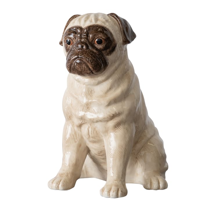 Big Pug decoratie 31 cm, Beige Byon