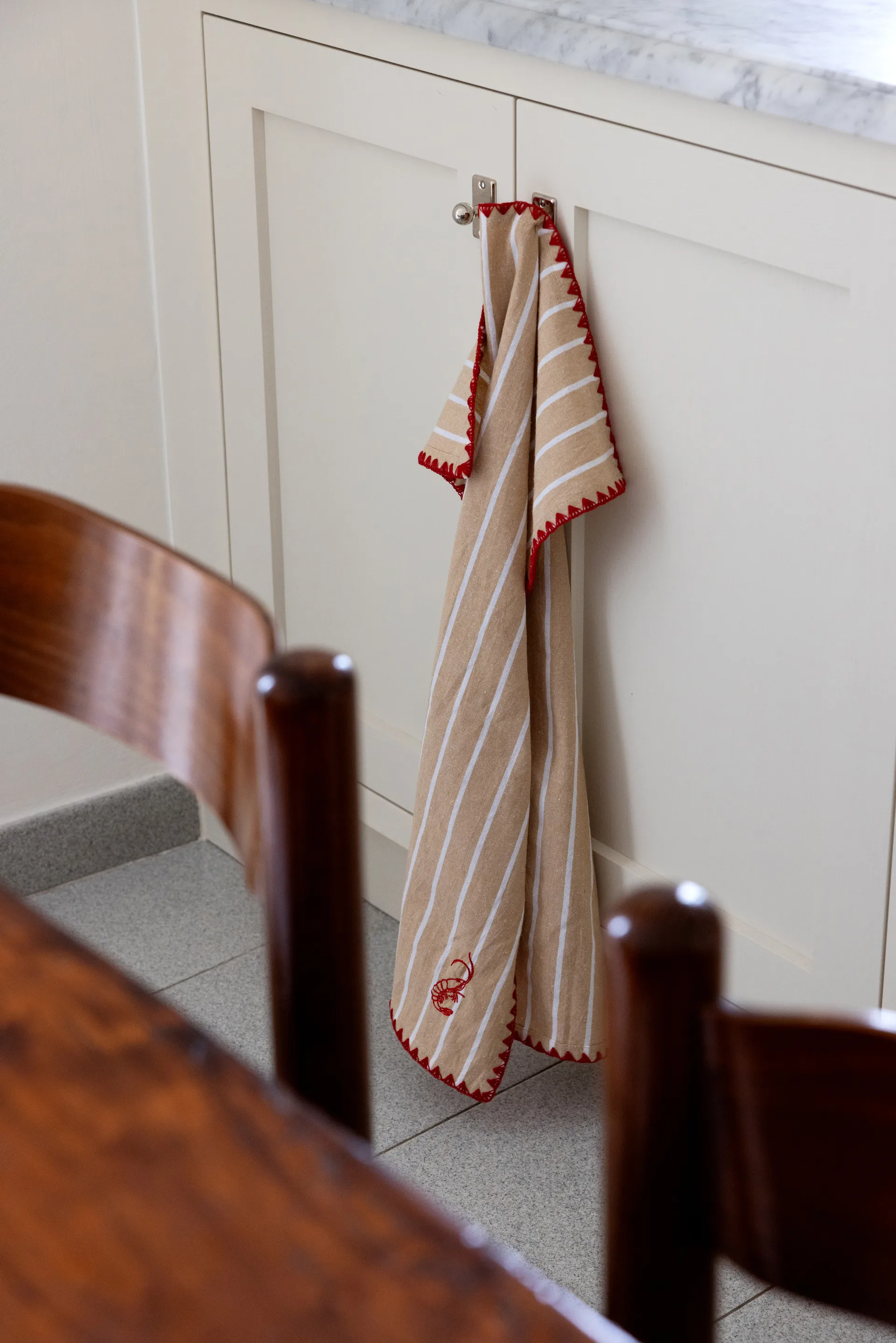 Bubba keukendoek 50x70 cm 2-pack, Beige Byon