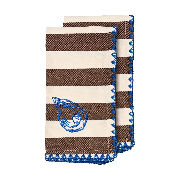 Bubba keukendoek 50x70 cm 2-pack - Oyster - Byon