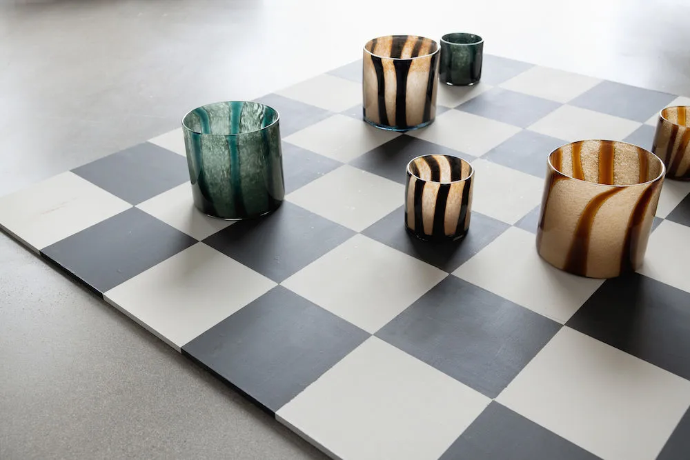 Calore theelicht-vaas M Ø15 cm, Brown-beige Byon