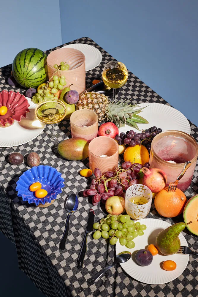 Calore theelicht-vaas M Ø15 cm, Roze-beige Byon