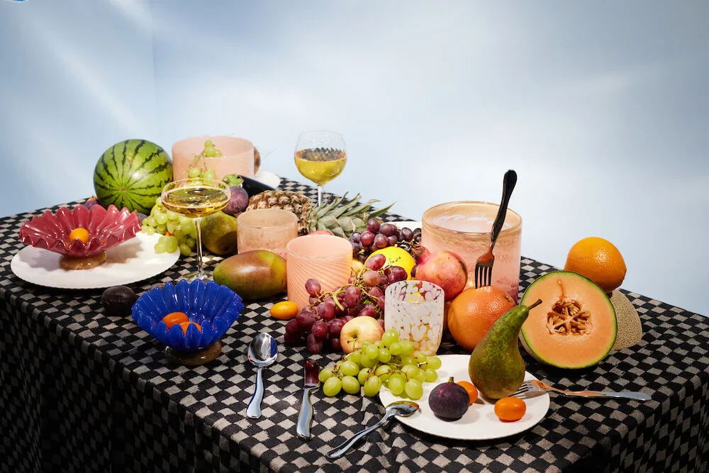 Calore theelicht-vaas M Ø15 cm, Roze-beige Byon