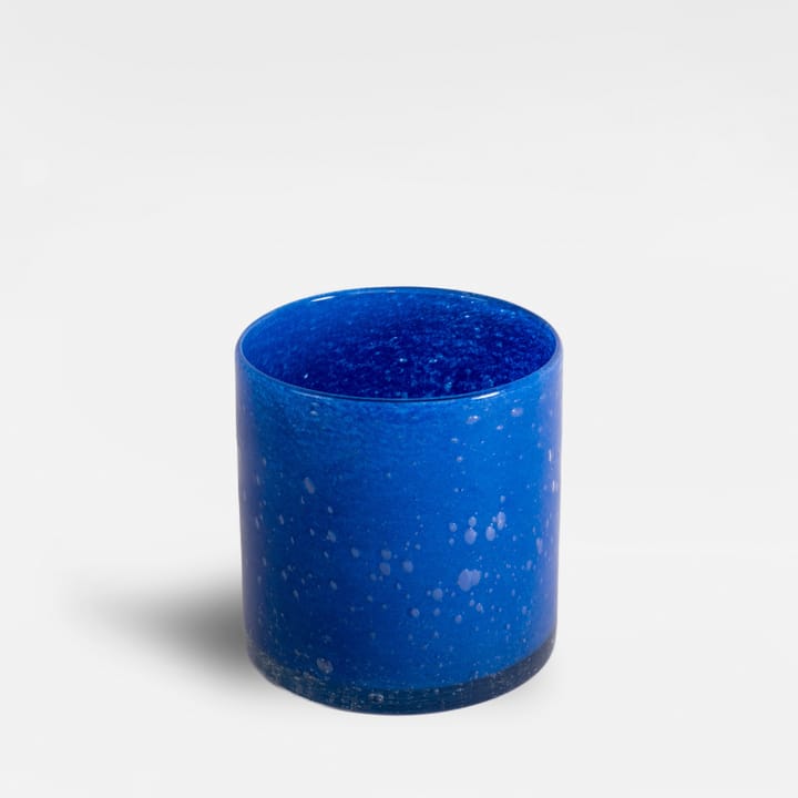 Calore waxinelichtjeshouder M Ø15 cm, Blauw Byon