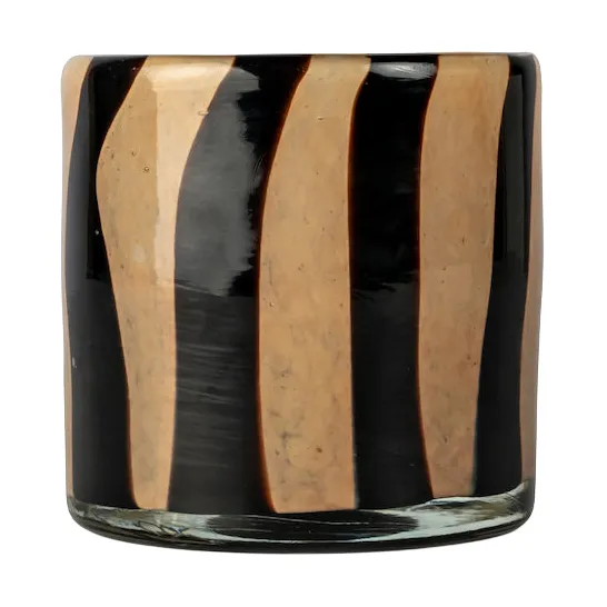 Calore waxinelichtjeshouder XS Ø10 cm, Black-beige Byon