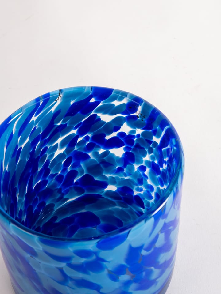 Calore waxinelichtjeshouder XS Ø10 cm, Multi blauw Byon