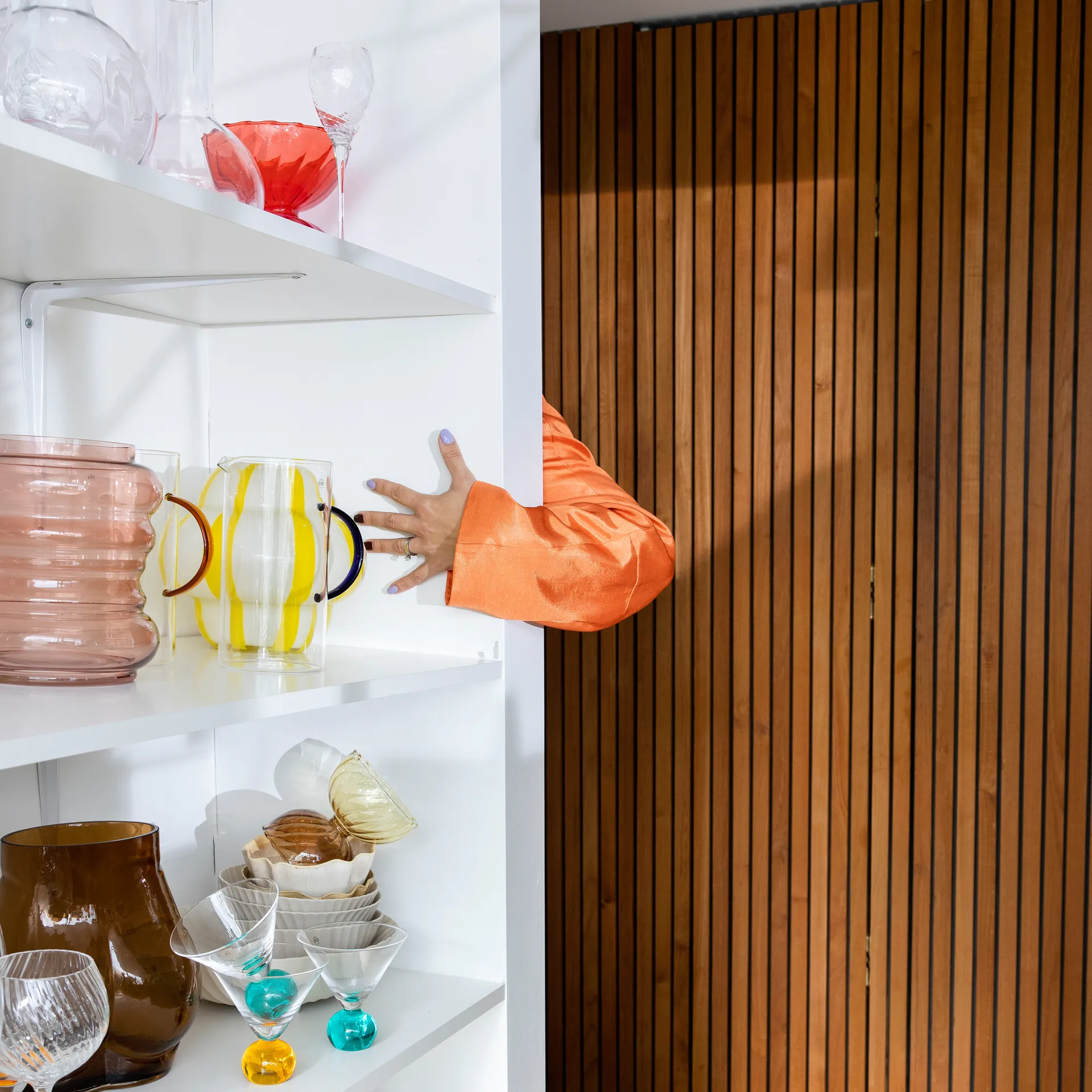 Carameli kom 13 cm, Oranje-beige Byon