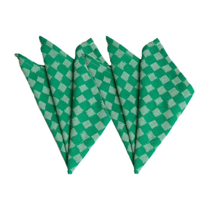 Checki stoffen servet 2-pack - Groen - Byon