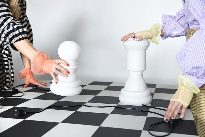 Chess Queen tafellamp - White - Byon