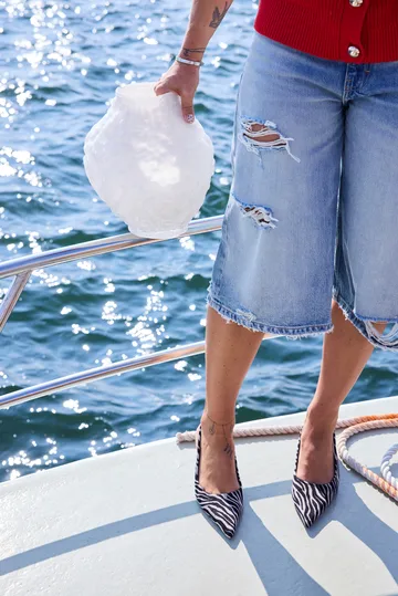 Corallo vaas M 26x28x27 cm - Gebroken wit - Byon