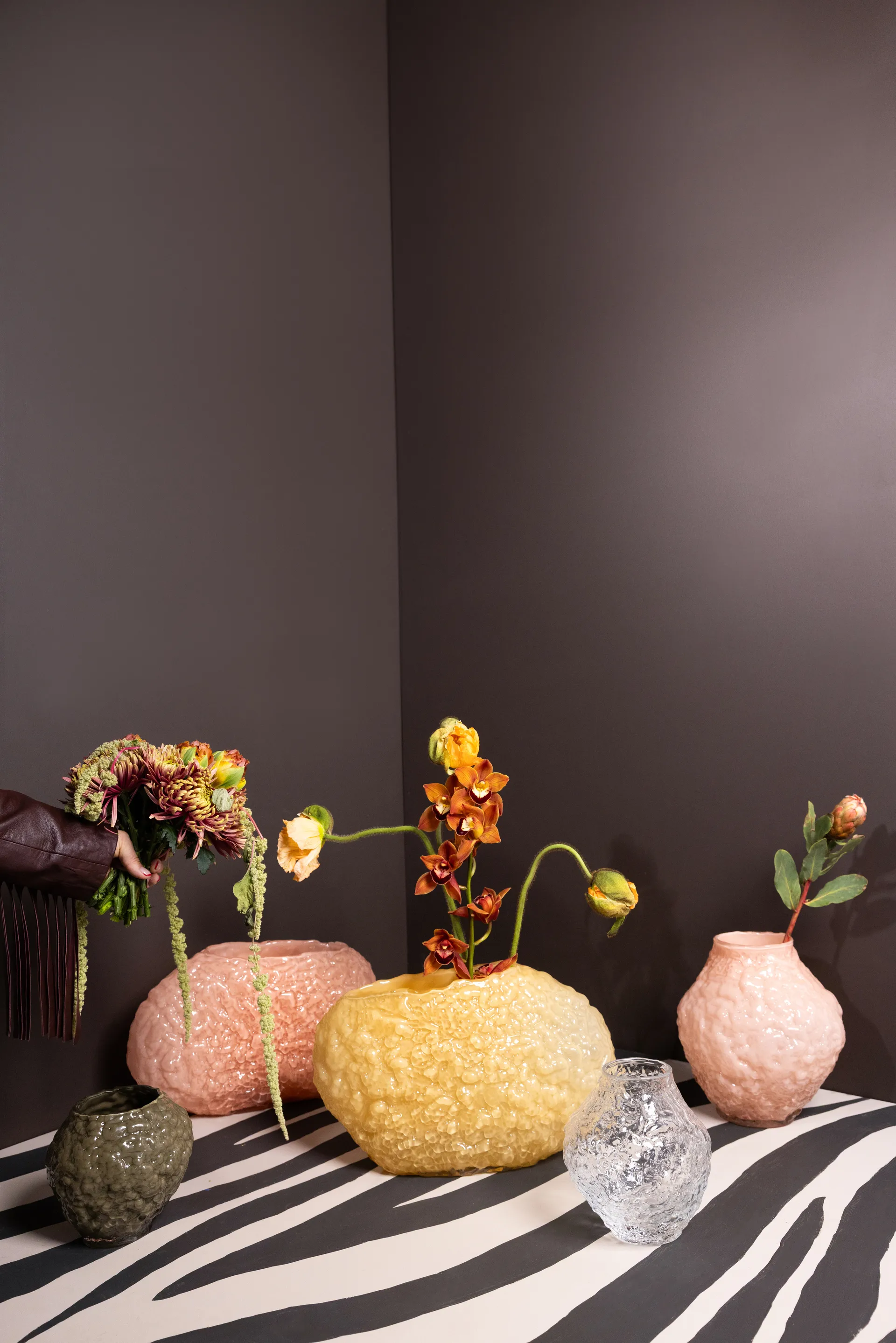 Corallo vaas XS 19x17x17,5 cm, Groen Byon