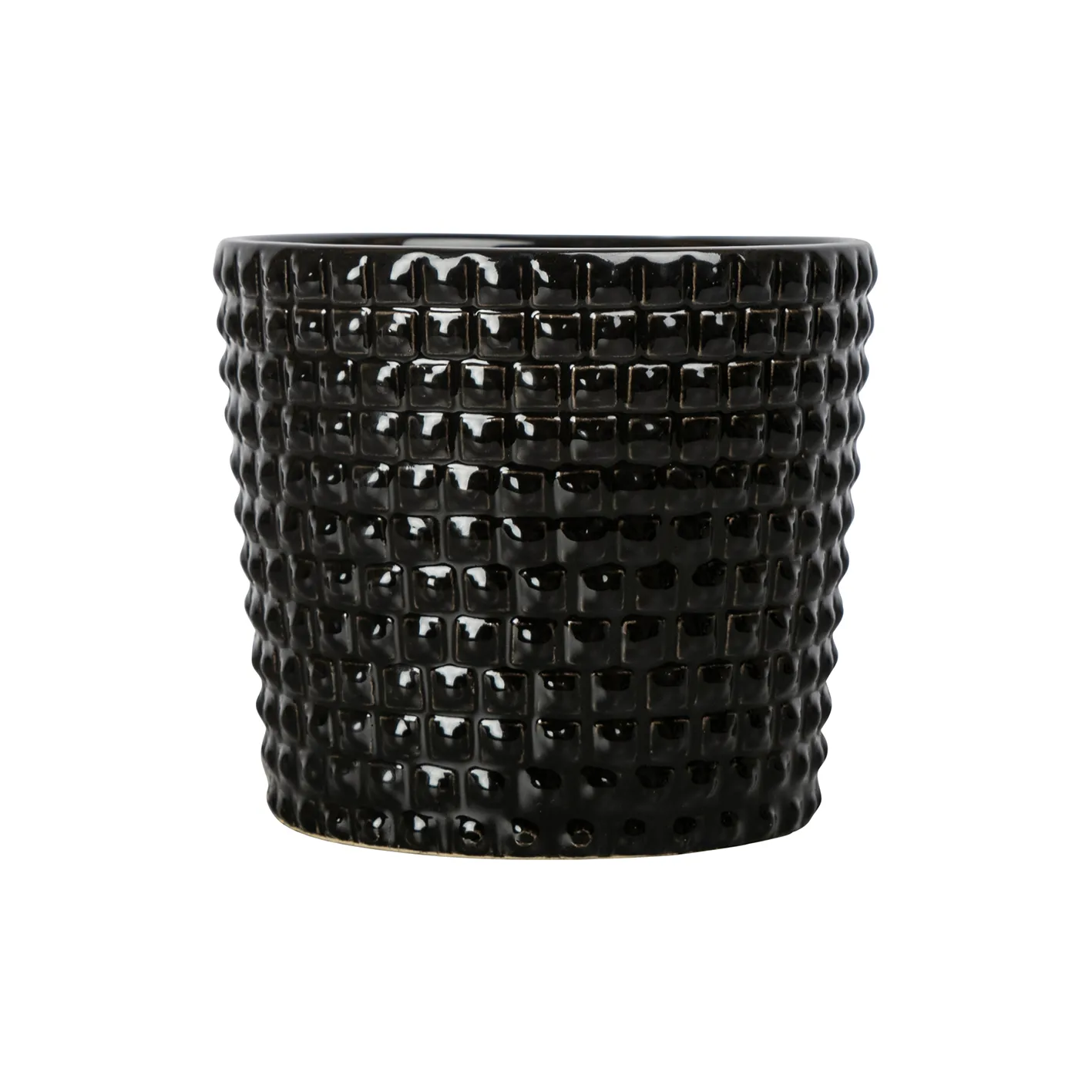 Corinne pot S Ø16.5 cm, Zwart Byon