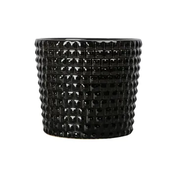 Corinne pot S Ø16.5 cm - Zwart - Byon