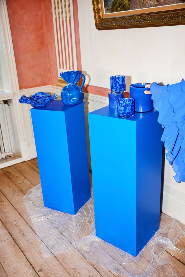Crumple vaas, Blauw Byon