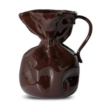 Crumple vaas - Bruin - Byon