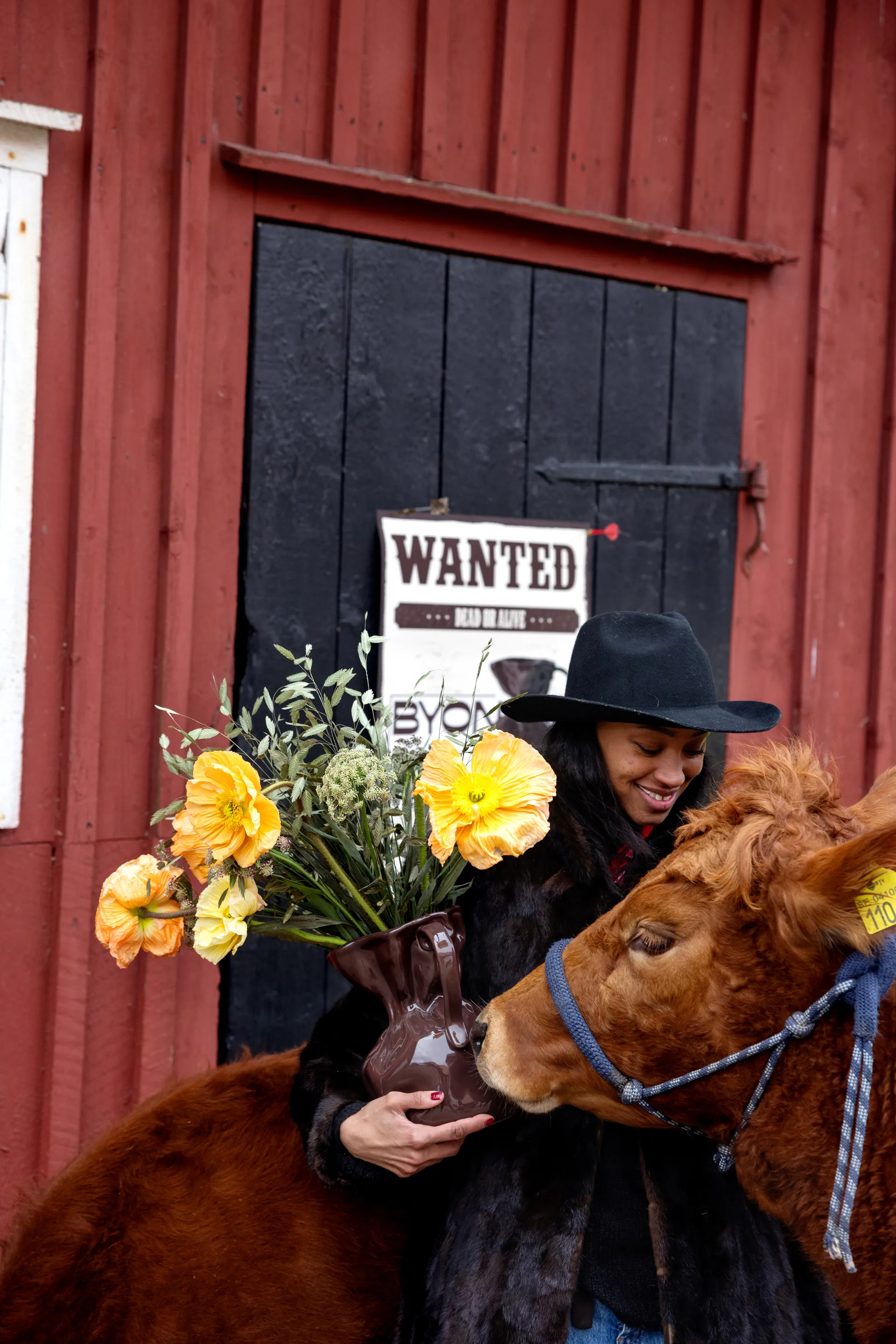 Crumple vaas, Bruin Byon