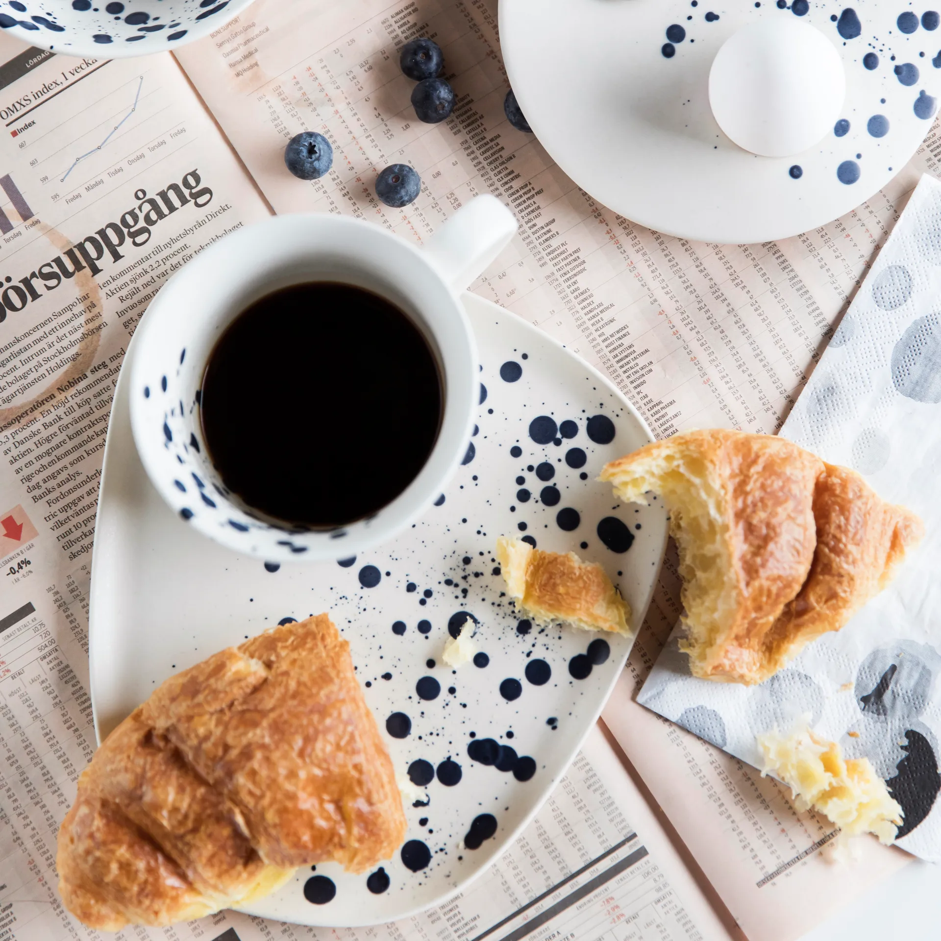 Dottie mok, Zwart-wit Byon