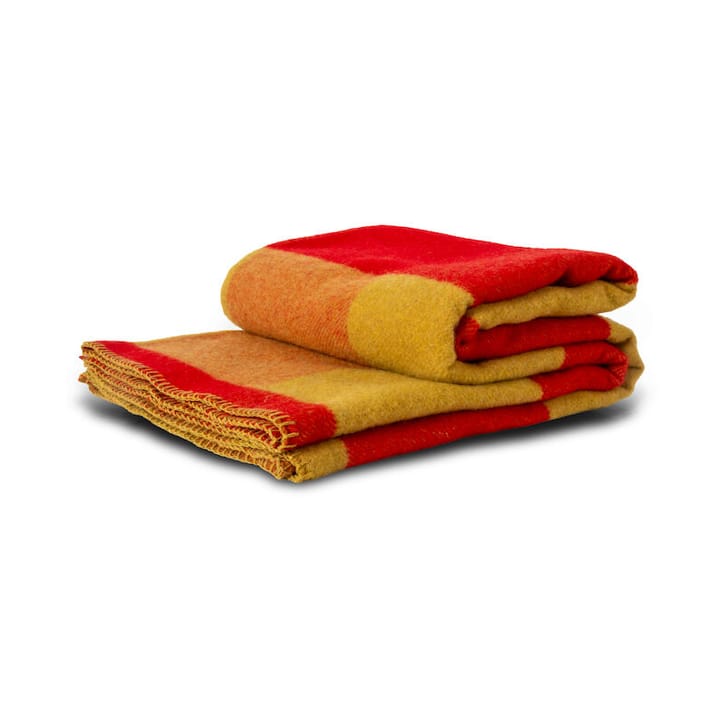 Embrace plaid 130x200 cm - Rood-geel - Byon
