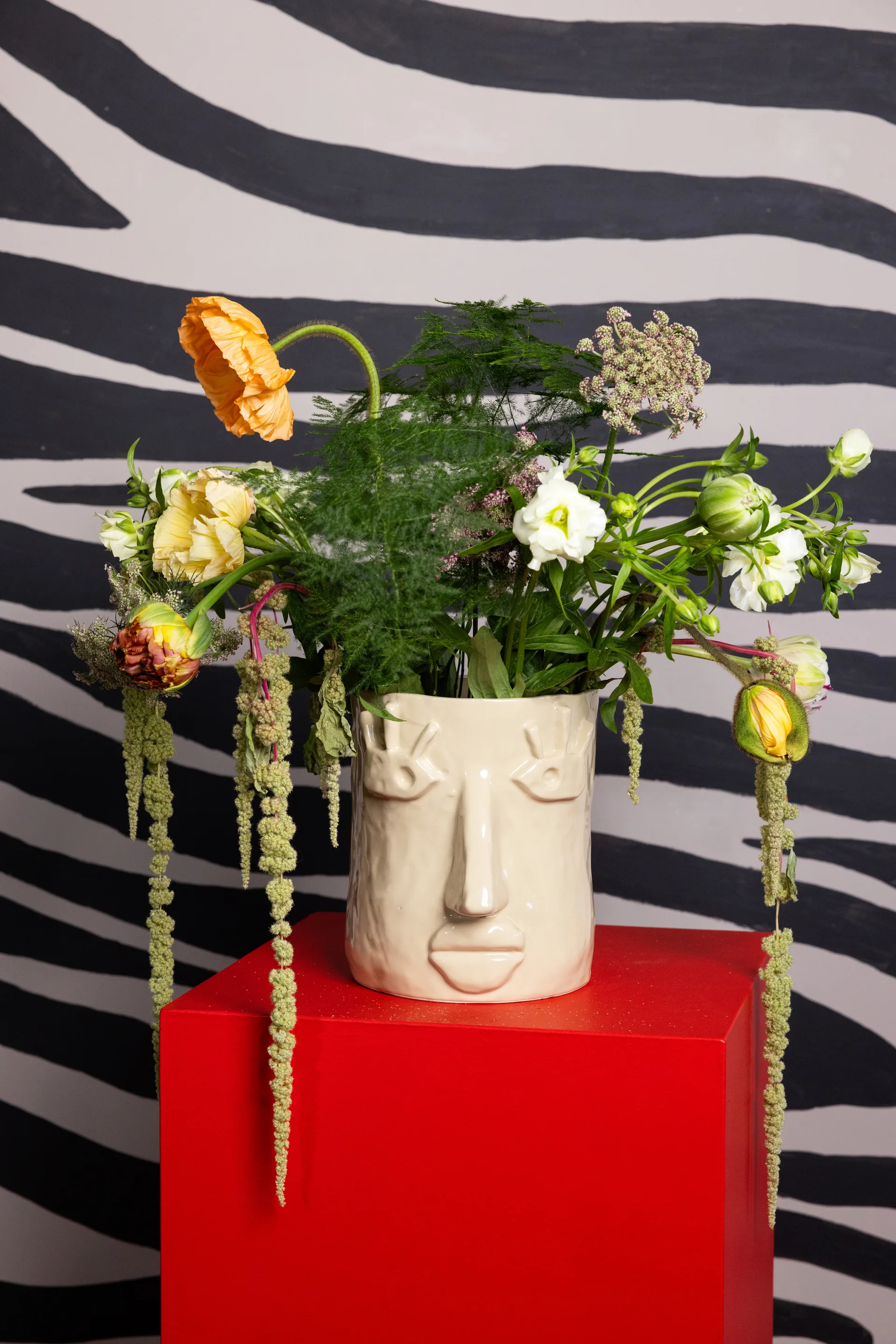 Facy pot S 15,5x12x15 cm, Beige Byon