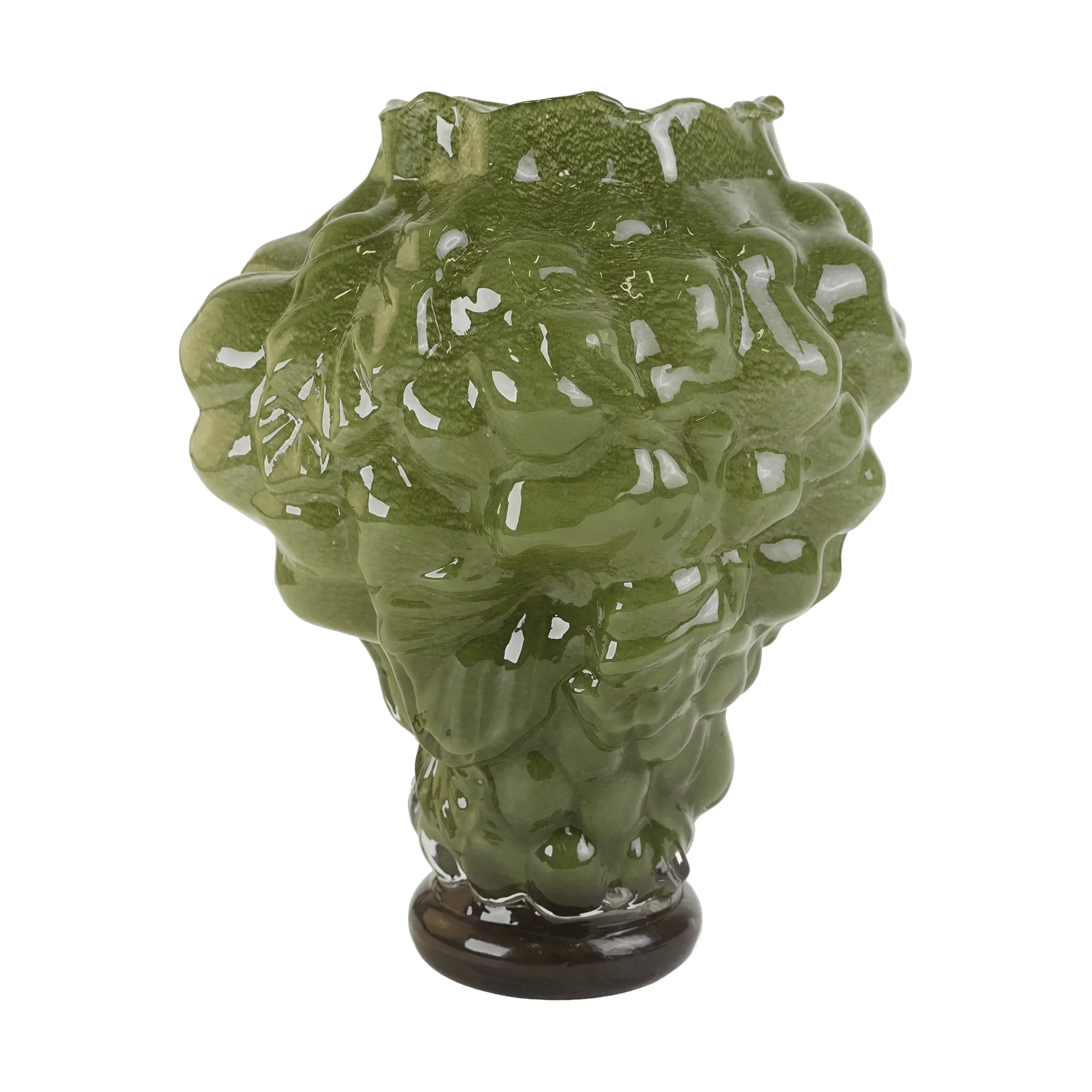 Fiano vaas, Groen, Ø23x28 cm Byon