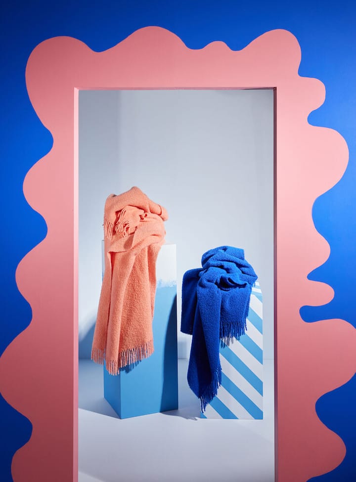 Franca plaid 130x170 cm, Blauw Byon