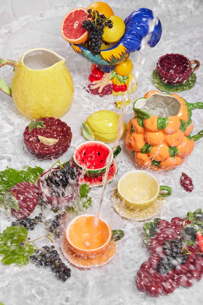 Fruits eetstokjeshouder, 4-pack Byon