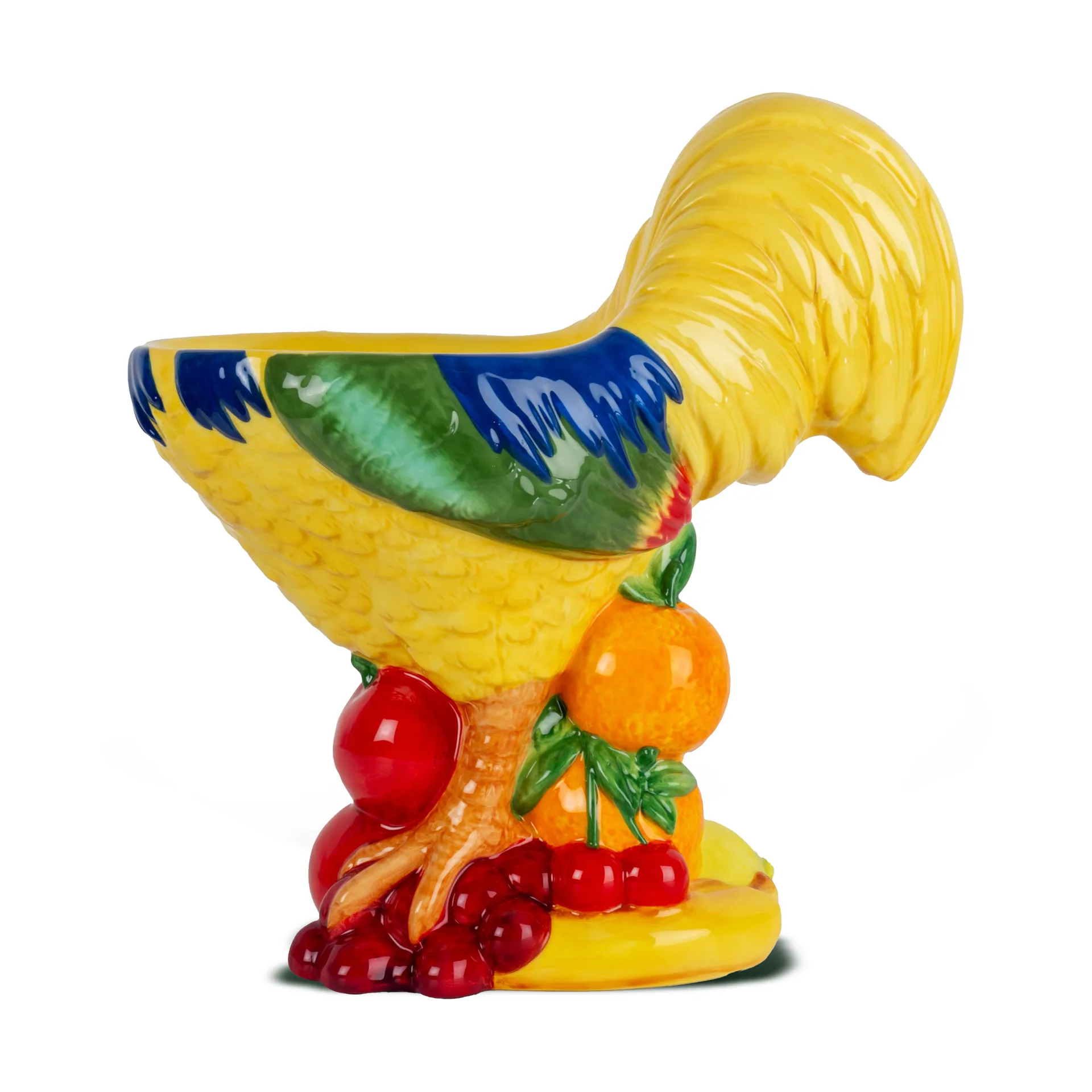 Fruity Rooster kom, Geel Byon