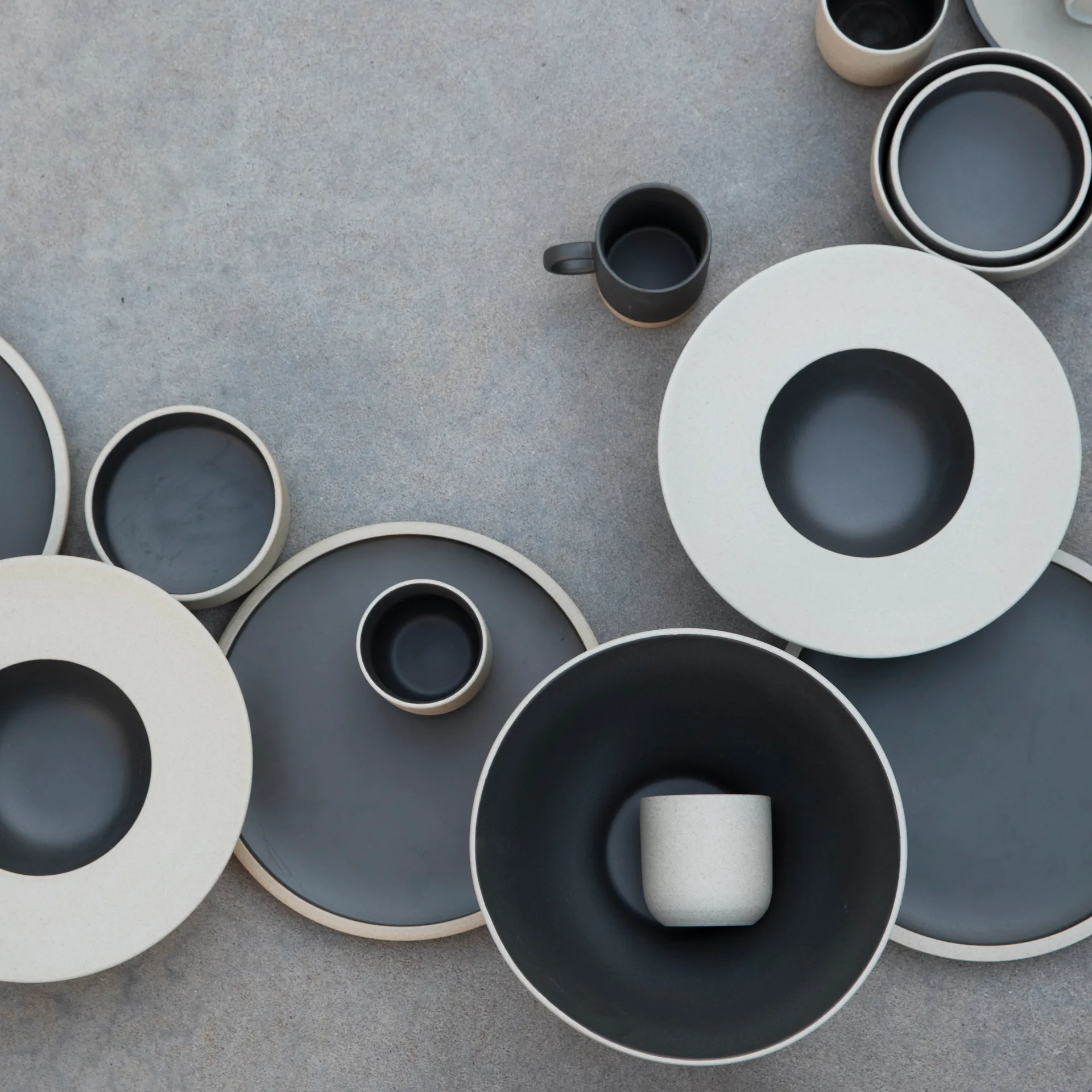 Fumiko soepbord, Beige-zwart Byon