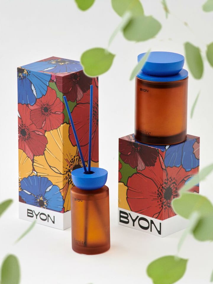 Ignite geurstokjes, Amber-blauw Byon