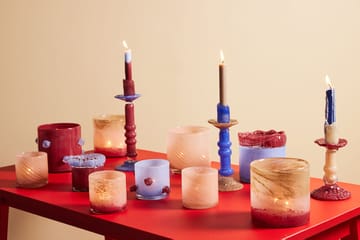 Lara waxinelichthouder M 15 cm - Lichtblauw - Byon