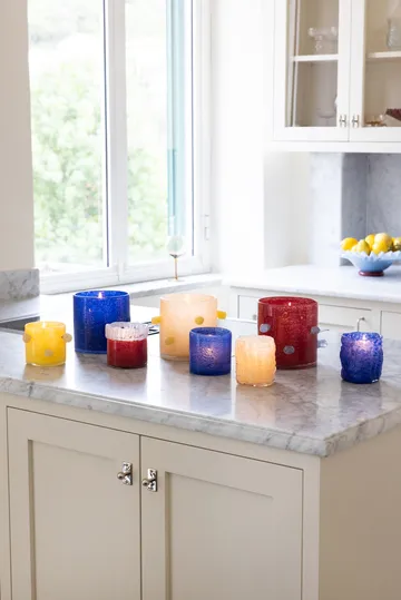 Laranne windlicht Ø10 cm - Blauw - Byon