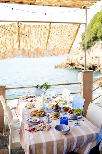 Laranne windlicht Ø10 cm - Blauw - Byon