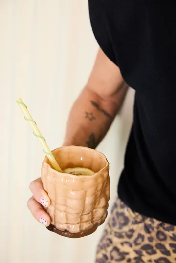 Laranne windlicht Ø10 cm - Perzik - Byon