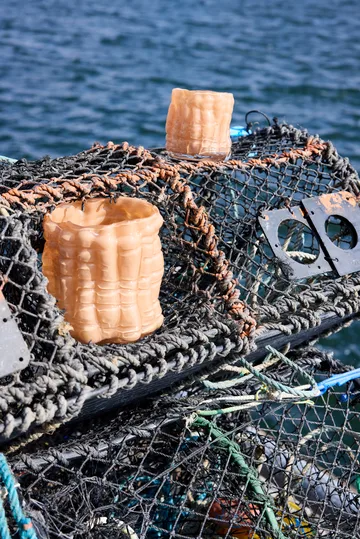 Laranne windlicht Ø15 cm - Perzik - Byon