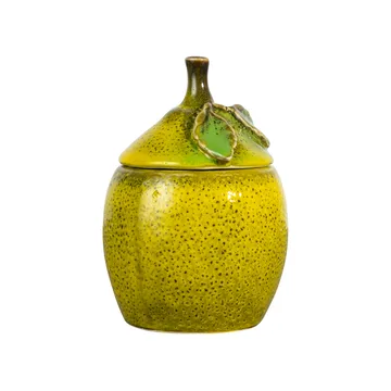 Lemon jam kom met deksel 15,5 cm - Geel - Byon