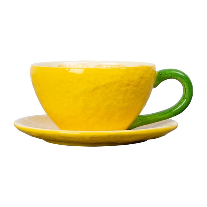 Lemon kop met schotel 25 cl - Yellow - Byon