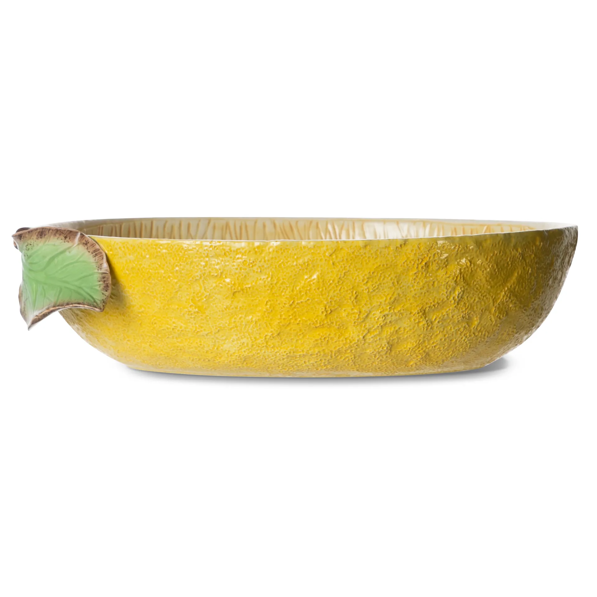 Lemon schaal 32 cm, Geel Byon