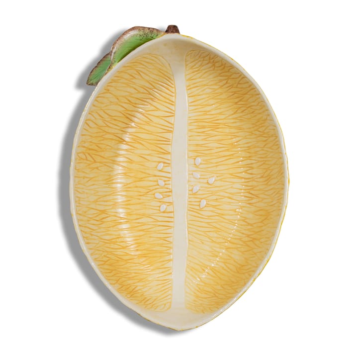 Lemon schaal 32 cm, Geel Byon