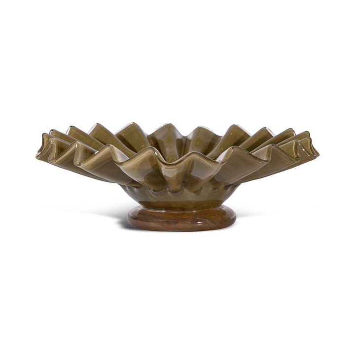 Lori schaal M Ø18 cm - Groen-beige - Byon