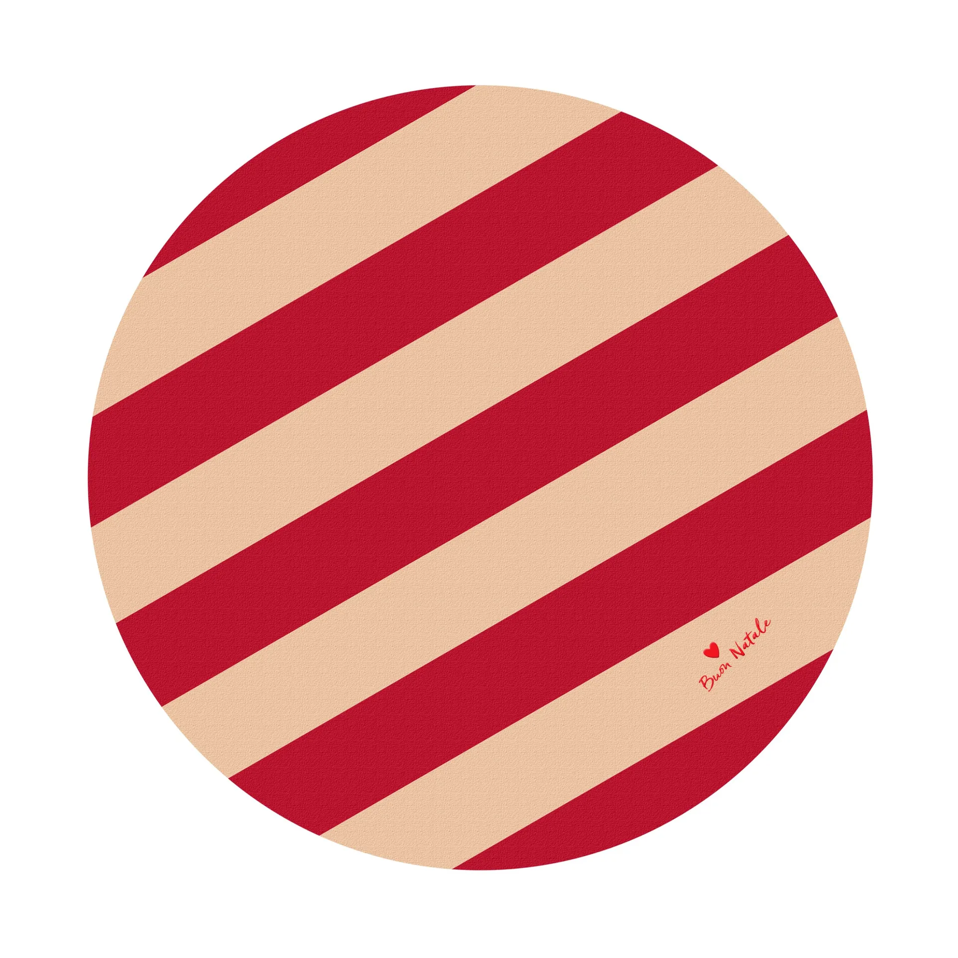 Love kerstboomkleed Ø100 cm, Rood-zand Byon